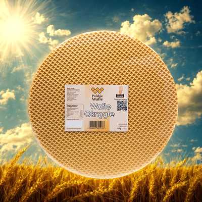 Wafle suche okrągłe Tortowe 140g