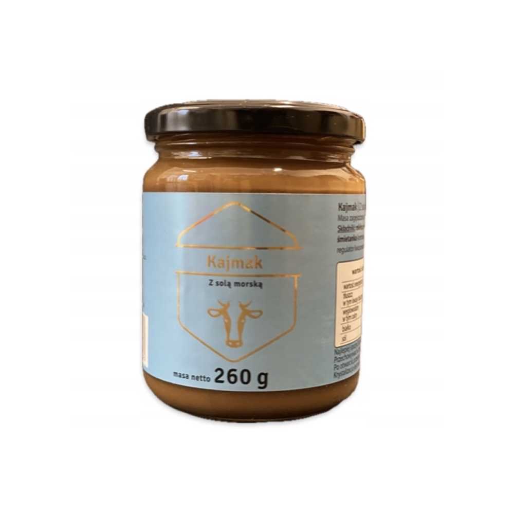 Kajmak o ciekawym smaku z solą morską 260g