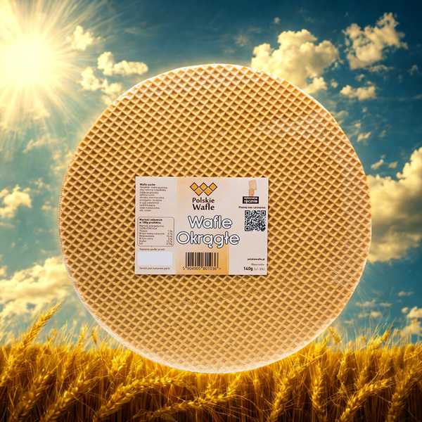 wafle tortowe okrągłe tortowe 140 g - do tortów i deserów
